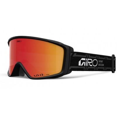 Giro Index 2.0 OTG (Stacked Black) - Vivid Ember Lens - Asian Fit